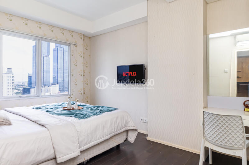 Bedroom 1 2BR Apartment with City View at Cosmo Terrace - Jakarta Residence Thamrin City
