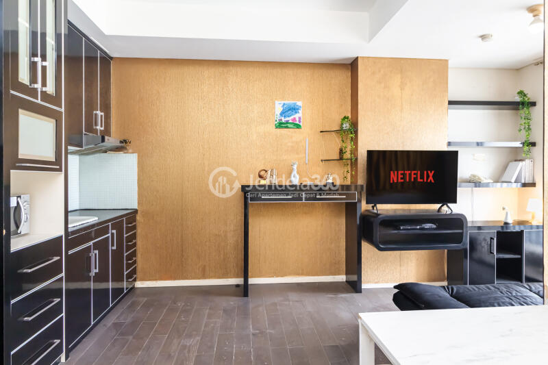 Living Room 2BR Apartment with City View at Cosmo Terrace - Jakarta Residence Thamrin City