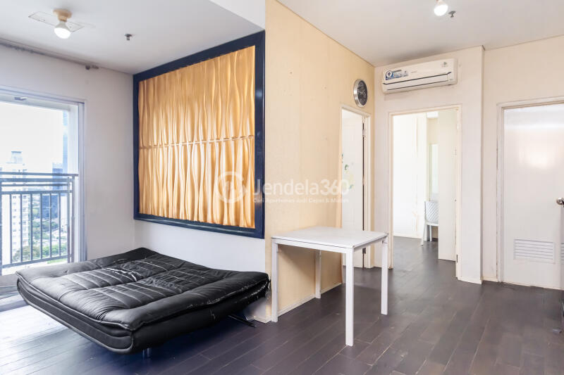 Living Room 2BR Apartment with City View at Cosmo Terrace - Jakarta Residence Thamrin City