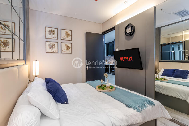 Bedroom 1 Elegant 3BR Apartment Middle Floor with City View at Sudirman Suites Jakarta