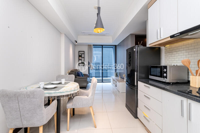 Dining Room 2BR Casa Grande Apartment at Low Floor Swimming Pool View