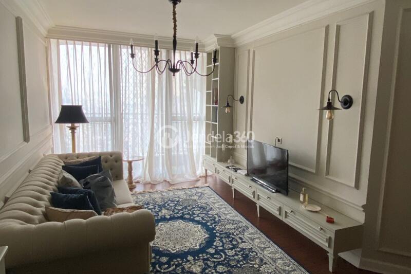 Living Room 1BR Taman Rasuna Apartment at Tower Tower 1