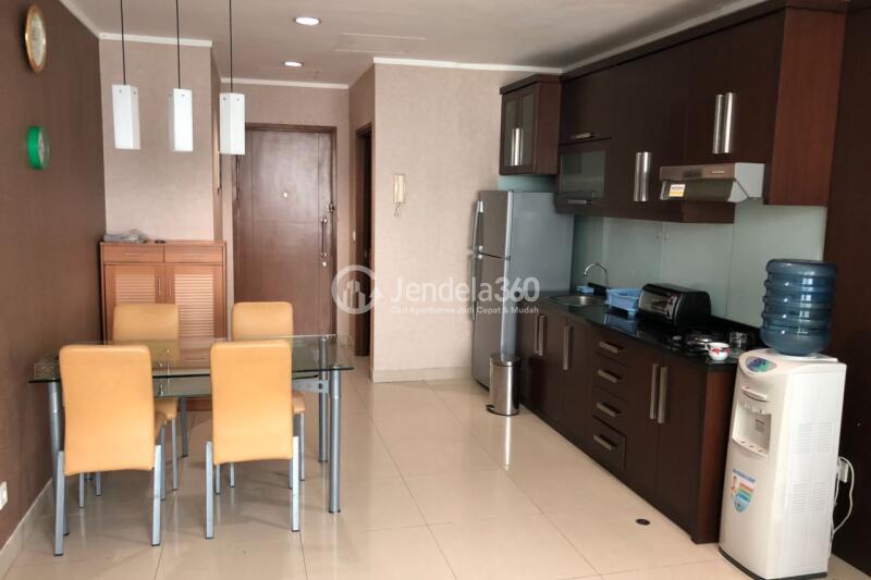 Dining Room High Floor 2BR Apartment with City View at Sahid Sudirman Residence
