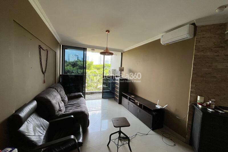 Living Room Strategic Location 3BR Apartment at Taman Rasuna Apartment Tower Tower 6