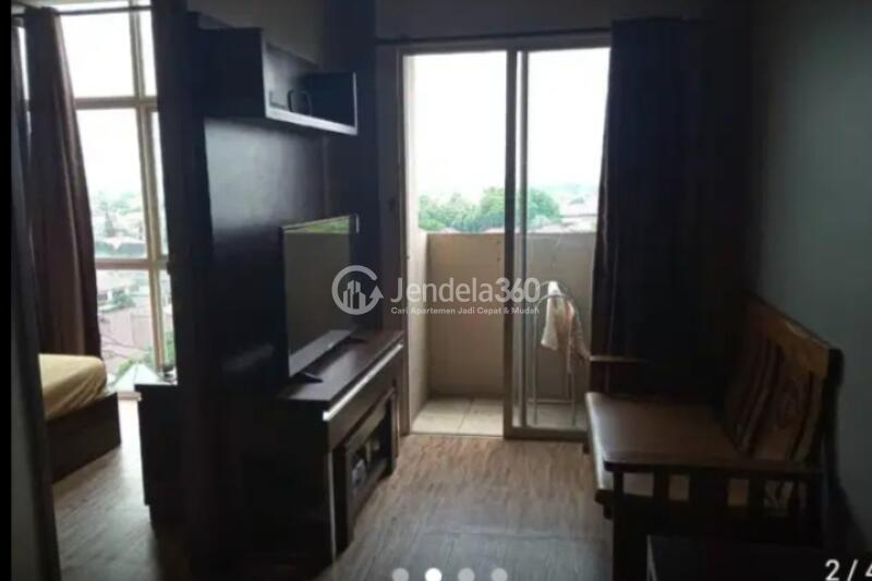 Living Room Low Floor 2BR Apartment with  View at The Medina Apartment