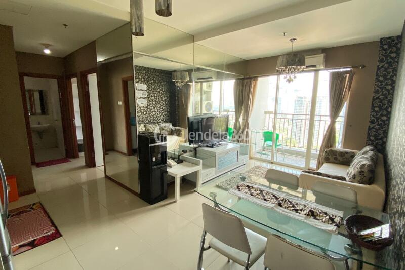 Living Room 2BR Thamrin Residence Apartment at Tower Alamanda