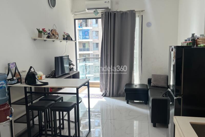 Living Room 2BR Apartment with  View at Sky House BSD Apartment