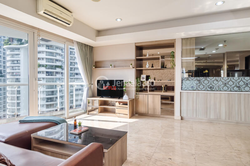 Living Room Royale SpringHill Residence 2BR Fully Furnished