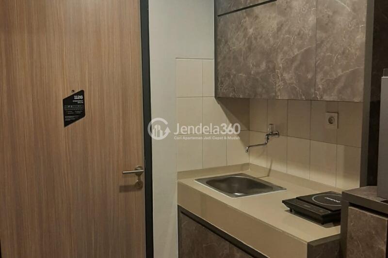 Kitchen Studio Apartment with  View at Monroe Jababeka Apartment
