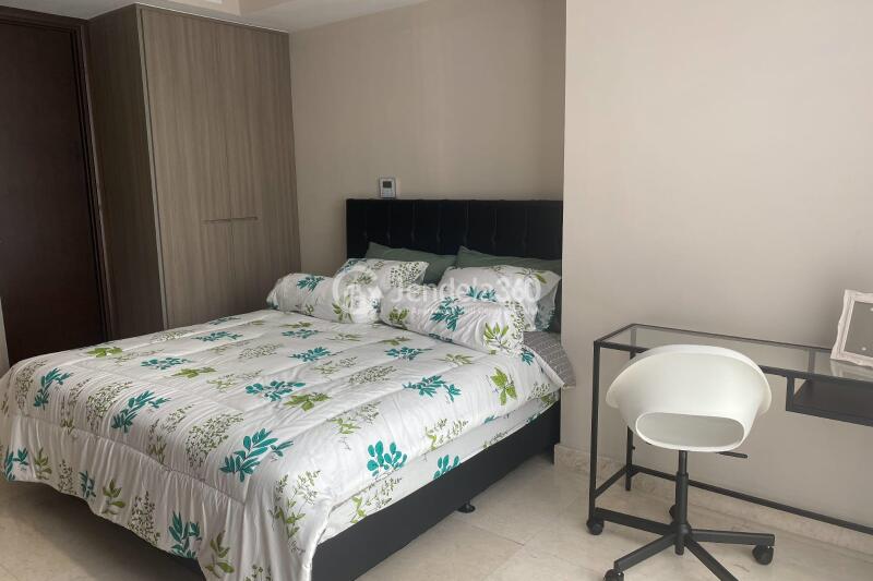 Bedroom Low Floor 1BR Apartment with - View at Ciputra World 2 Apartment