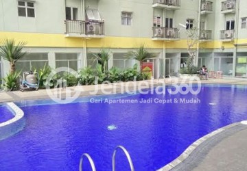 Balcony Middle Floor 2BR Apartment with Pool View at The Suites @ Metro Bandung