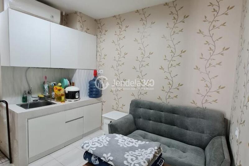 Living Room 2BR Sentul Tower Apartment at Low Floor
