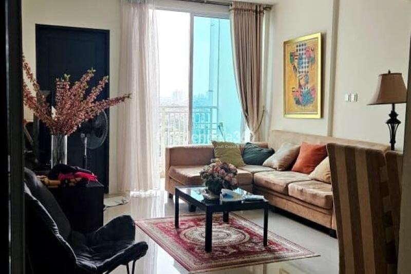 Living Room Comfortable 2BR Apartment at Essence Darmawangsa Apartment Tower Eminence 1