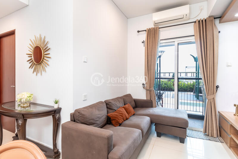Living Room 2BR Apartment with  View at Roseville SOHO & Suites