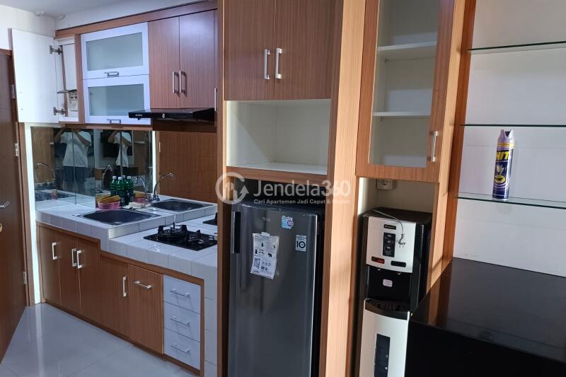 Kitchen Restful 1BR Apartment Low Floor with  View at Bandara City Apartment