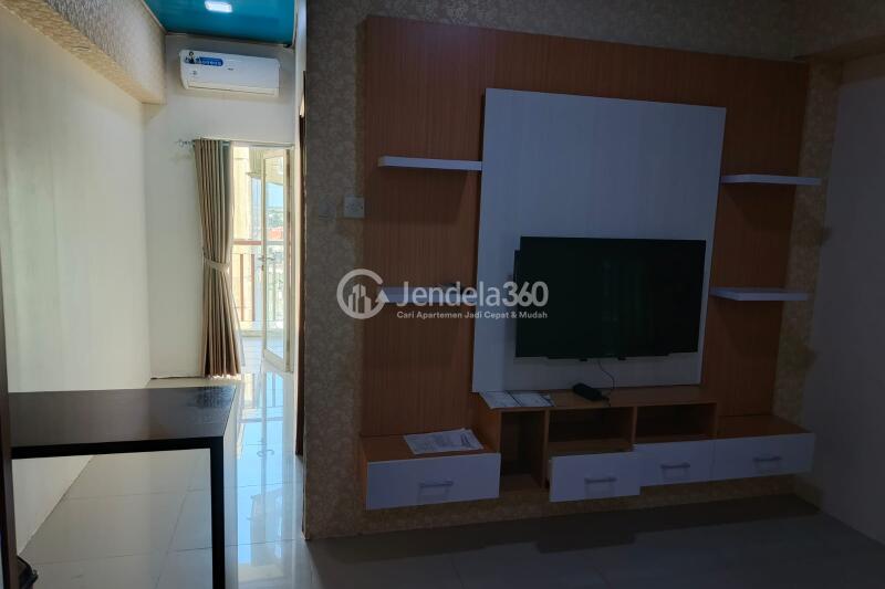 Living Room Restful 1BR Apartment Low Floor with  View at Bandara City Apartment