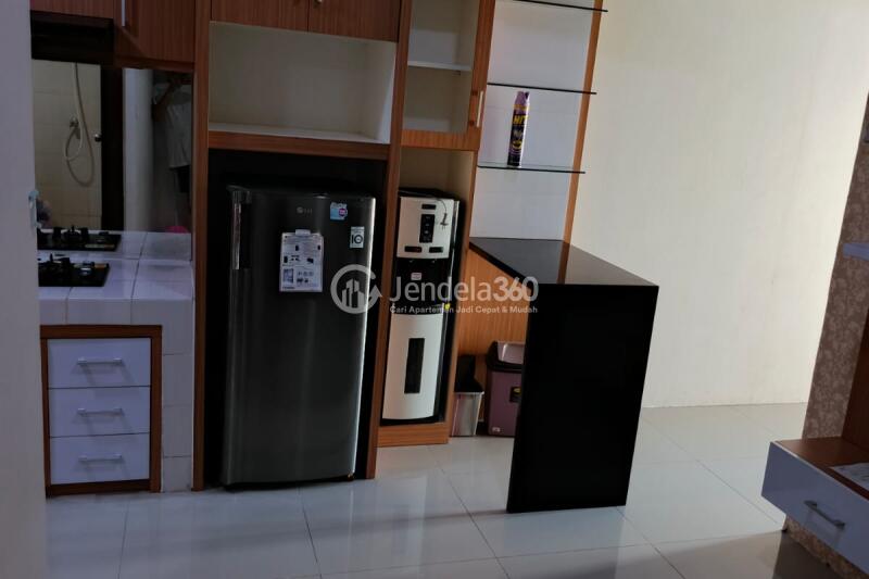 Living Room Restful 1BR Apartment Low Floor with  View at Bandara City Apartment
