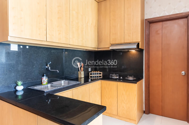 Kitchen 2BR Condominium Green Bay Pluit SeaView Apartment at Tower K