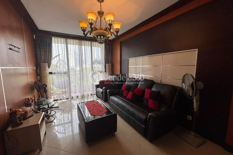 Living Room Decorative 3BR Apartment at Horison Suites Residence Low Floor