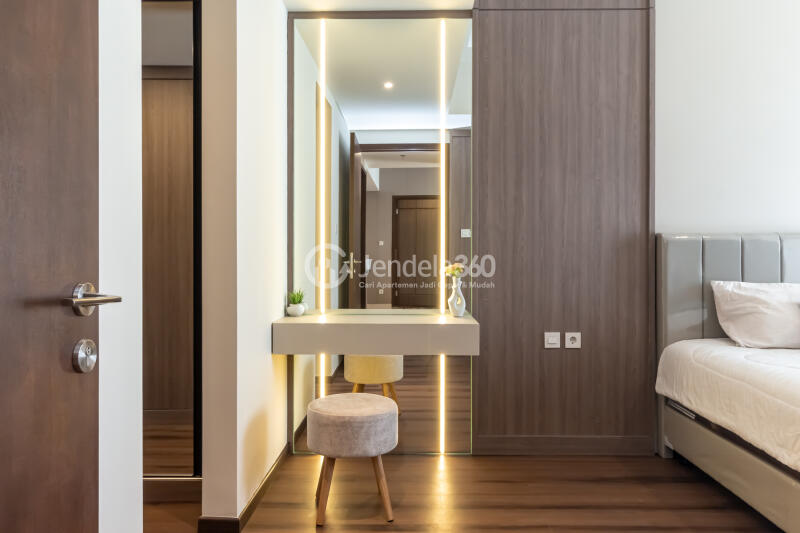 Bedroom 1 Low Floor 3BR Apartment with  View at Branz Mega Kuningan Apartment