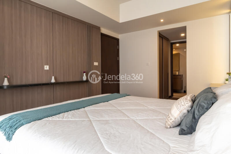 Bedroom 1 Low Floor 3BR Apartment with  View at Branz Mega Kuningan Apartment