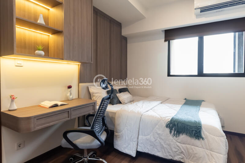 Bedroom 2 Low Floor 3BR Apartment with  View at Branz Mega Kuningan Apartment