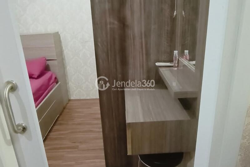 Bedroom 2BR Green Pramuka City Apartment at Middle Floor
