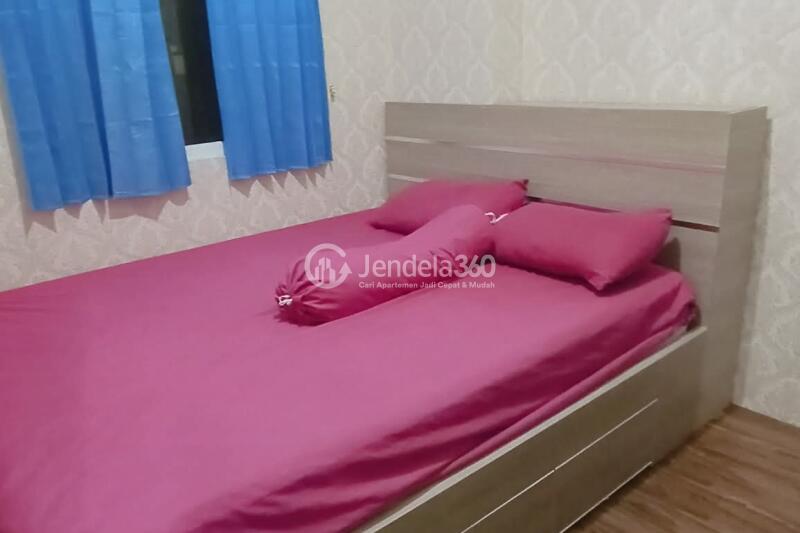 Bedroom 2BR Green Pramuka City Apartment at Middle Floor