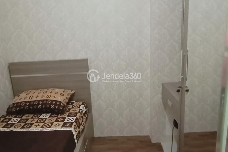 Bedroom 2BR Green Pramuka City Apartment at Middle Floor