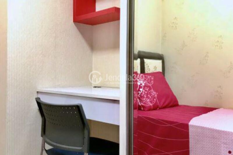 Bedroom 2BR Green Pramuka City Apartment at Middle Floor