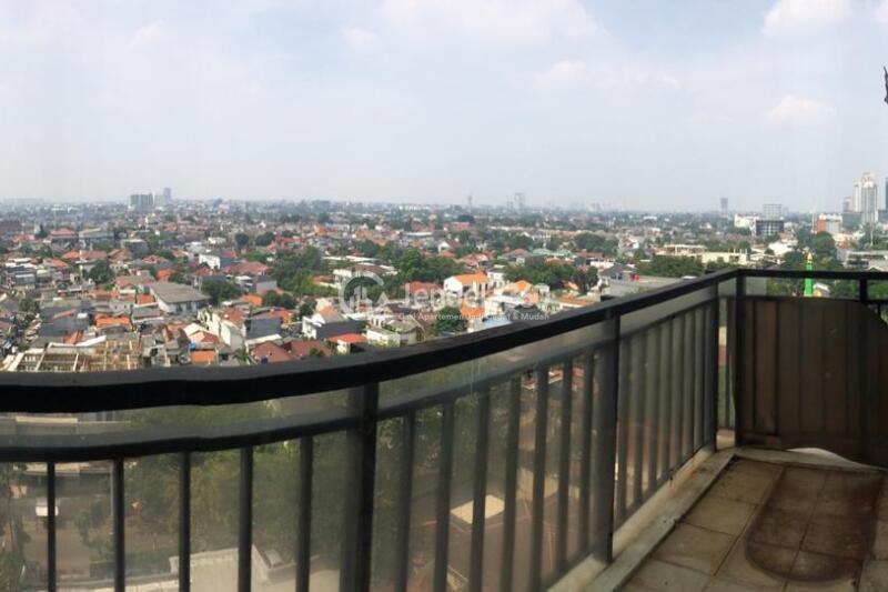 Balcony Excellent 3BR Apartment at Marbella Kemang Residence Apartment Middle Floor