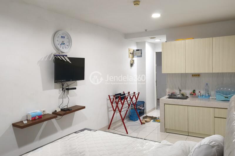Bedroom Elegant Studio Apartment at Sentul Tower Apartment Low Floor