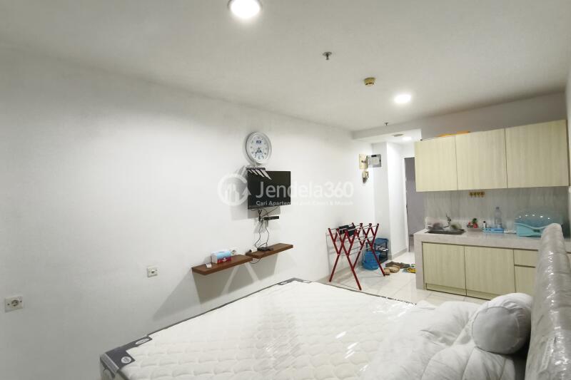 Bedroom Elegant Studio Apartment at Sentul Tower Apartment Low Floor