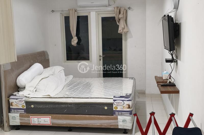 Bedroom Elegant Studio Apartment at Sentul Tower Apartment Low Floor