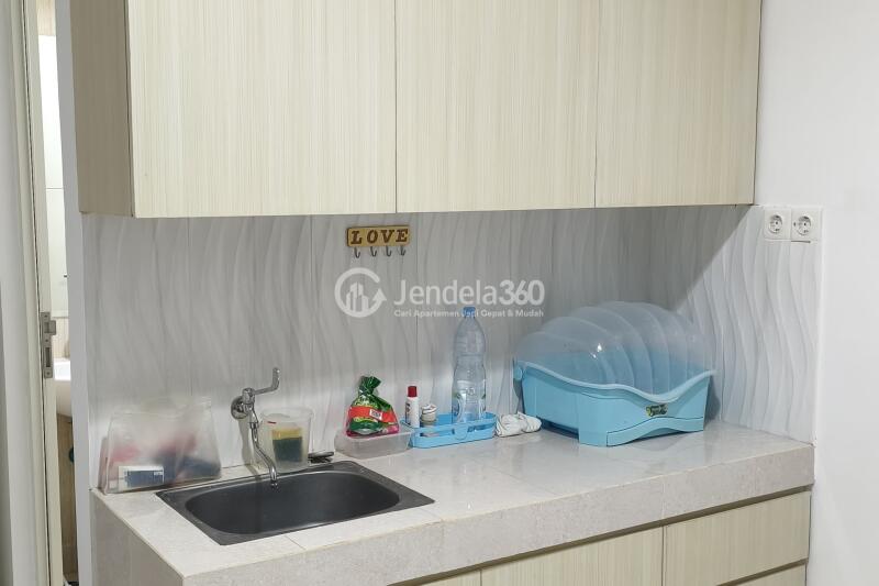 Kitchen Elegant Studio Apartment at Sentul Tower Apartment Low Floor