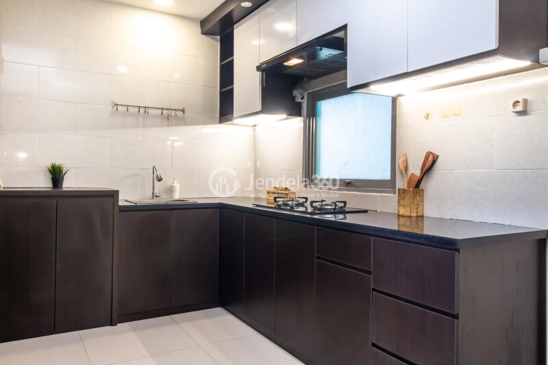 Kitchen Flawless 2BR Apartment at Pejaten Park Residence Low Floor