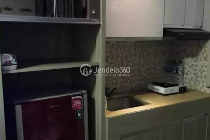 Kitchen Cozy Studio Apartment Low Floor with  View at Sudirman Suites Bandung Apartment