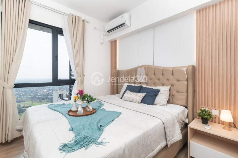 Bedroom 1 Homey 2BR Apartment at Sky House Alam Sutera Tower C2