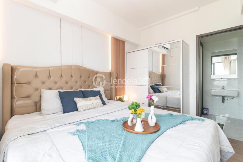 Bedroom 1 Homey 2BR Apartment at Sky House Alam Sutera Tower C2