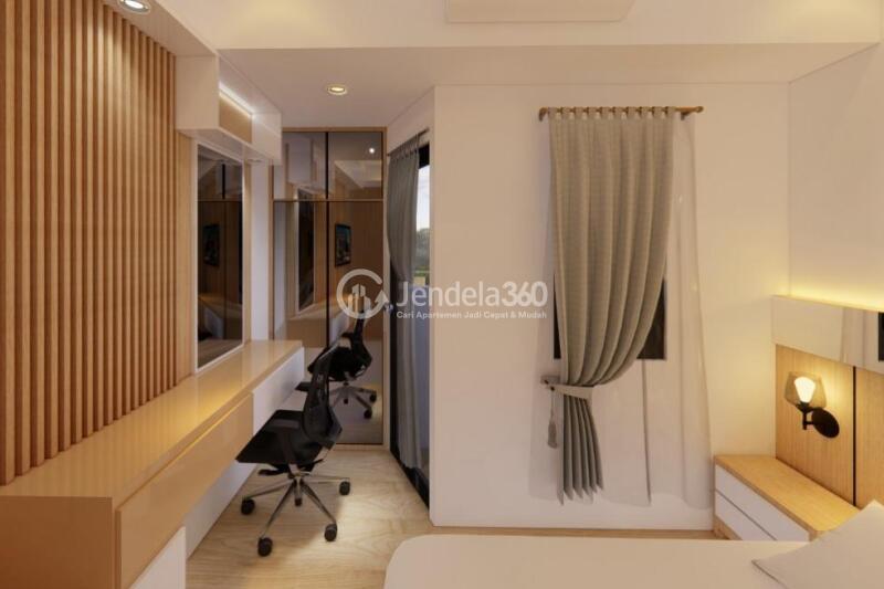 Bedroom Studio Apartment with Swimming Pool View at Begawan Malang Apartment