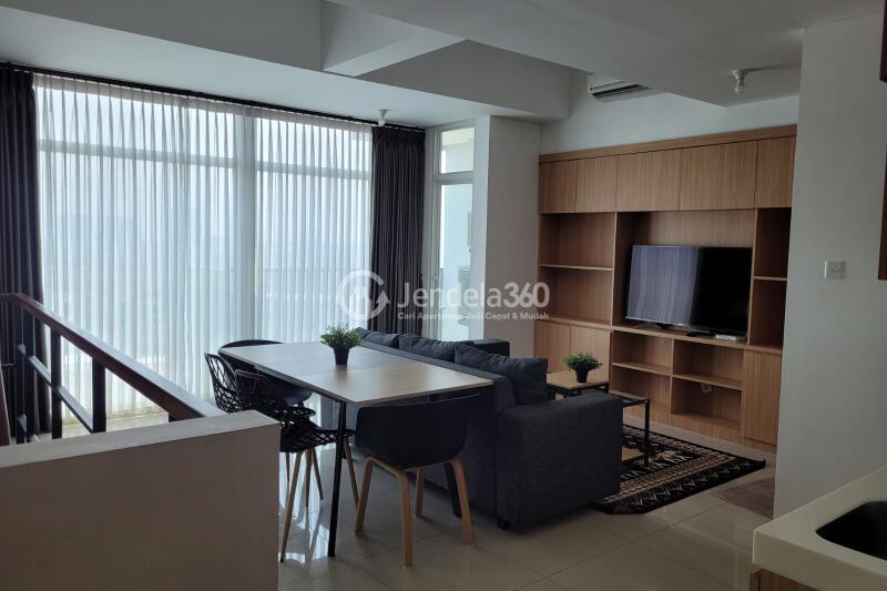 Dining Room Low Floor 1BR Apartment with  View at Tree Park City