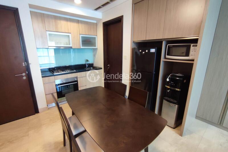 Dining Room 2BR Setiabudi Sky Garden Apartment at High Floor