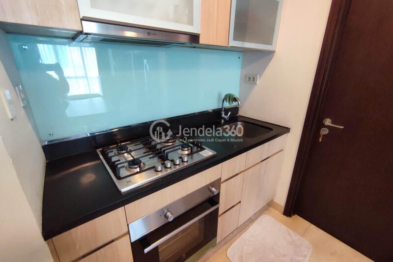 Kitchen 2BR Setiabudi Sky Garden Apartment at High Floor