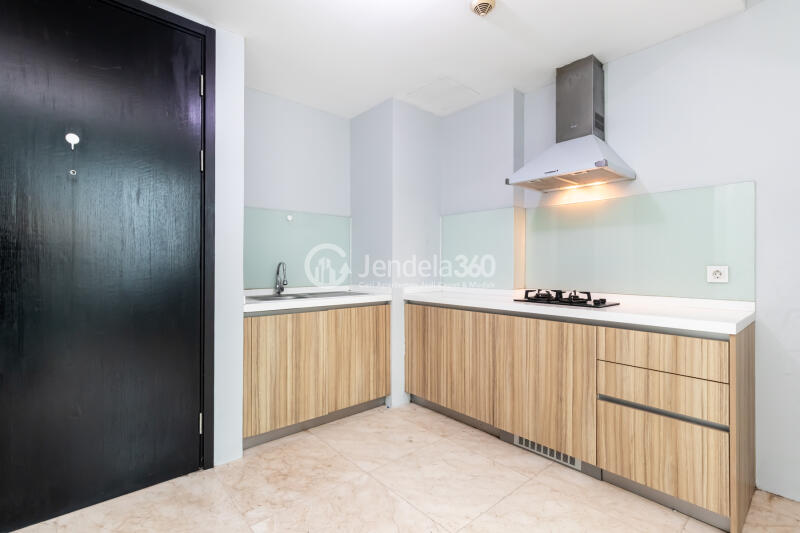 Kitchen Cozy 2BR Apartment Low Floor with - View at Satu8 Residences