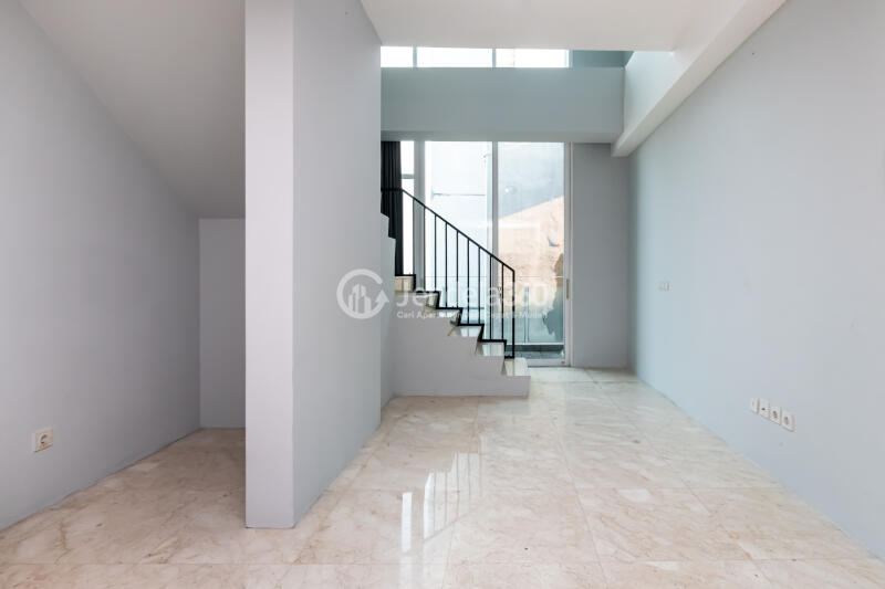 Living Room Cozy 2BR Apartment Low Floor with - View at Satu8 Residences