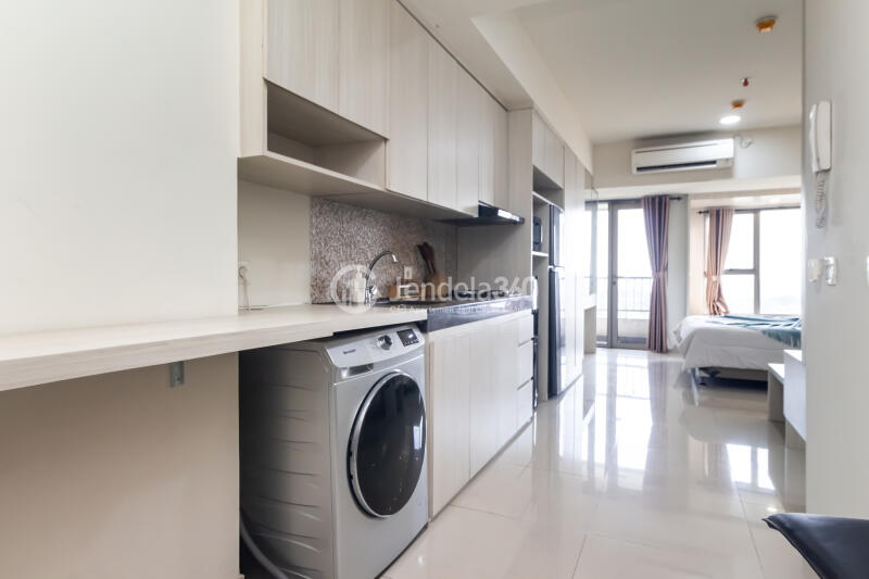 Kitchen Studio Apartment with  View at Orange County Lippo Cikarang