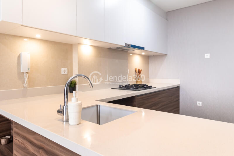 Kitchen Low Floor 2BR Apartment with  View at Condominium Marigold Navapark Apartment