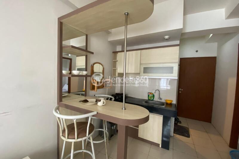Dining Room Low Floor 2BR Apartment with  View at Pinewood Jatinangor Apartment