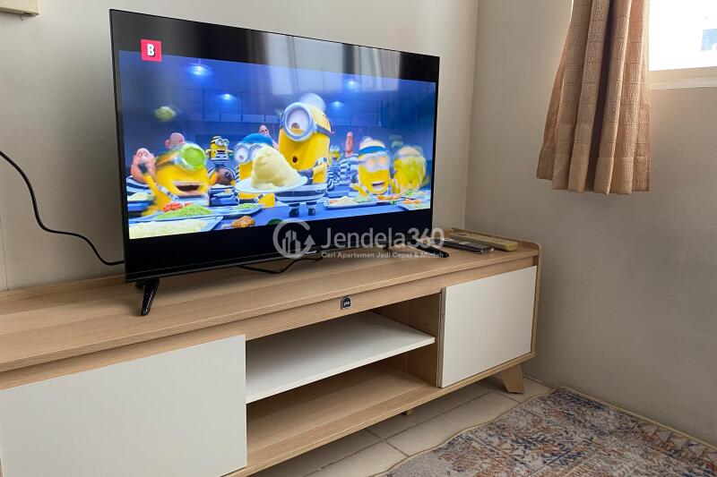 Living Room Low Floor 2BR Apartment with  View at Pinewood Jatinangor Apartment