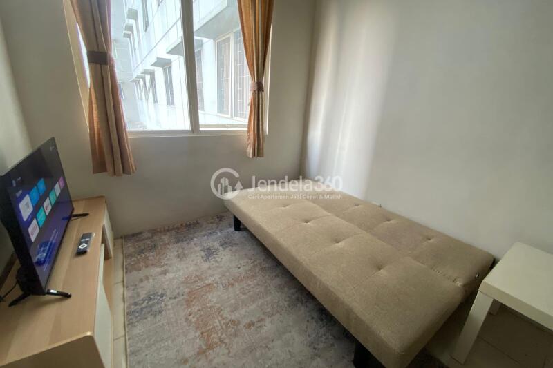 Living Room Low Floor 2BR Apartment with  View at Pinewood Jatinangor Apartment